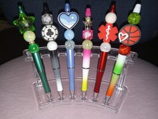 Hand Beaded Pens - Pick One - Pretty - Extra Ink Refills