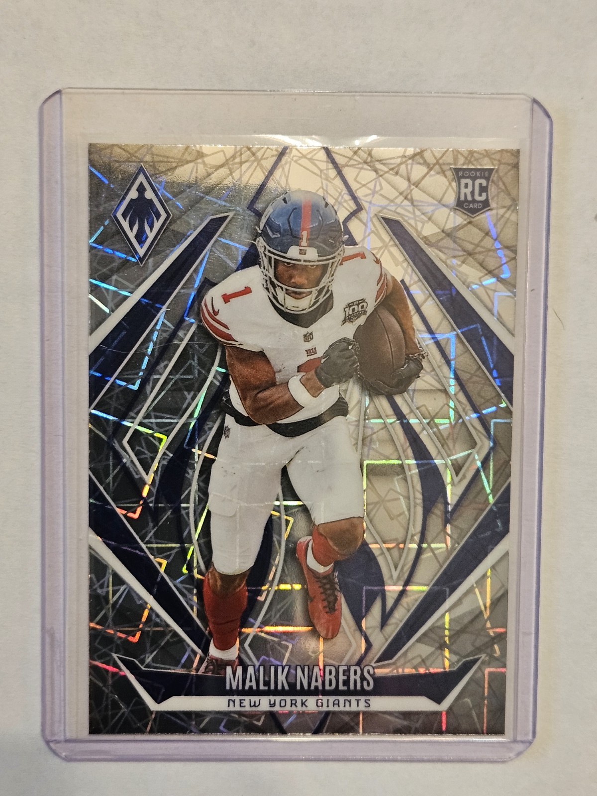 Malik Nabers RC 2024 Panini Phoenix Lazer New York Giants #221