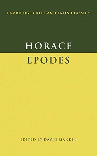 Horace: Epodes by Mankin, David New Fast Free Shipping<- - Image 2