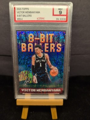 BALLERS ウェンビー 2025-26 Topps Flagship NBA Victor Wembanyama 8-Bit Ballers #8B-4