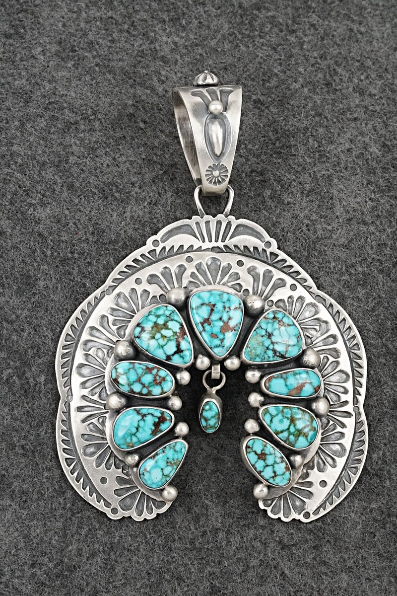i*.様 NAVAJO MB 刻印 STERLING ターコイズ Pendant Navajo Native