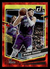 Walker Kessler 2023-24 Donruss RED INTERNATIONAL SP #80 Utah Jazz *