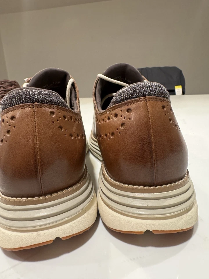 Cole Haan Original Grand Ultra Wingtip Oxford Shoes Men's US 9.5 Pumice #61087 - Image 4 of 4