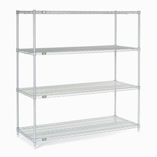 Nexel 24545C Nexel Chrome Wire Shelving 54"W X 24"D x 54"H