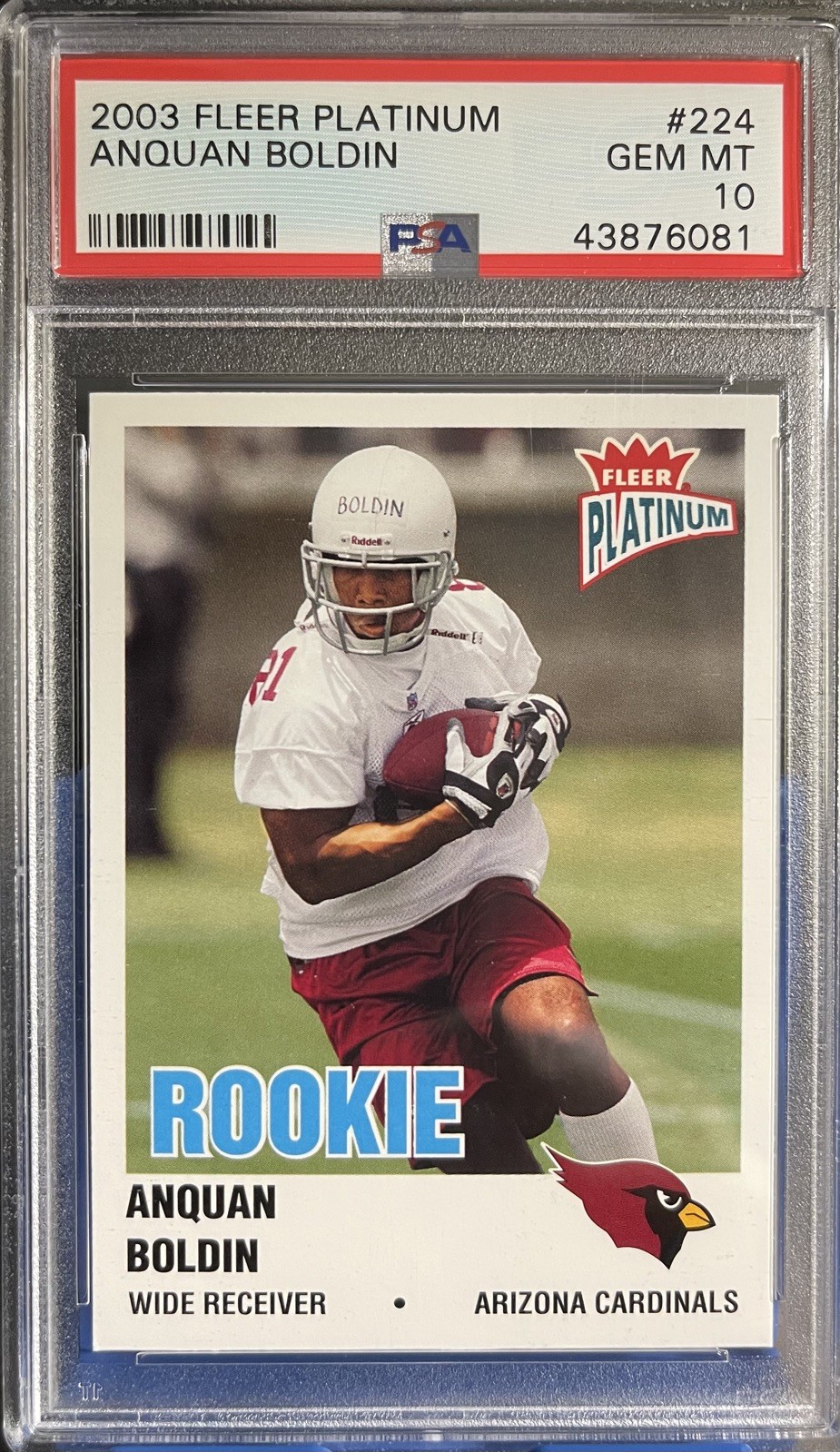 Anquan Boldin Fleer Platinum #224 Base