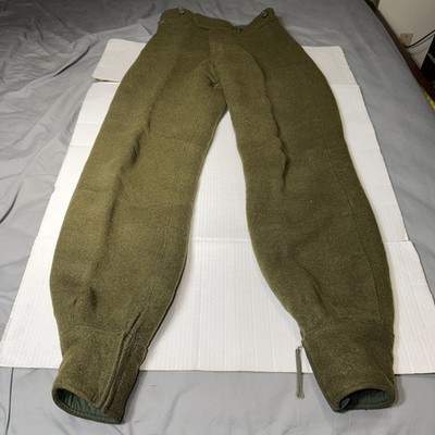 Rare 80 s RAF MK3A Firefighter's Protective Green Trousers - Size 3
