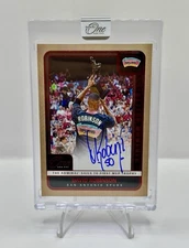 2024-25 Panini One DAVID ROBINSON Timeless Moments Auto CASE HIT Spurs /25 MINT