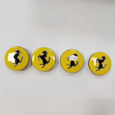 New Set Of 4 Ferrari Wheel Center Cap - 55059092 340066 Us