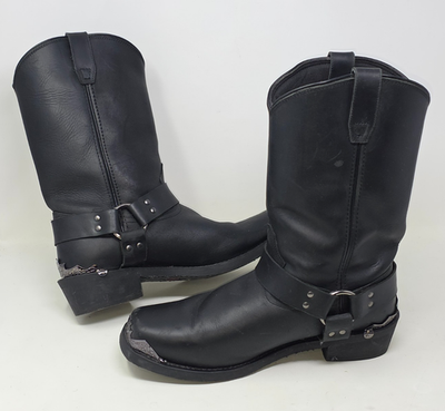 Dingo Eagle Harness Biker Boots Mens 13 EW DI19053 Black 