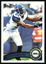 2011 Topps #102 Chris Clemons Seattle Seahawks