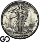 1937-S Walking Liberty Half Dollar, Tough Date This Nice, Choice Gem BU++