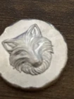 MK Barz Hand Poured Silver With Crossbones And Skull Reverse Fox On Obverse