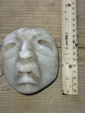 Olmec Pre-columbian Mesoamerican Alabaster Quartz Mask Artifact Mexico