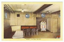 La Plata MD Shorty's Restaurant Juke Box Postcard