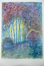 Wilhelm Klußmann Aquarell 2008 sign. Unbetitelt 64x47cm N-1968