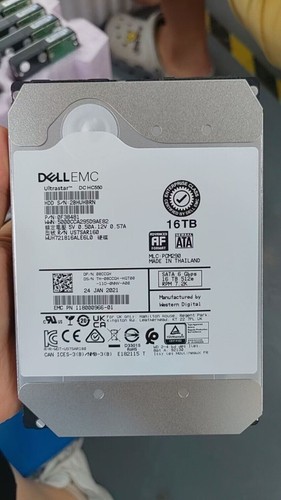 8CCGH 08CCGH DELL EMC 16TB 7.2K SATA 6G 3.5 512e WUH721816ALE6L0 disco rigido HDD - Foto 2 di 3