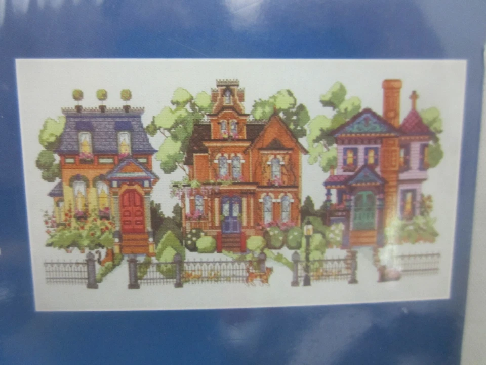 Nuevo Janlynn Golden Gate Avenue Kit Punto de Cruz Contado 18 x 10 Nancy Rossi 2004 Foto 3 de 4