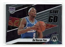 De'Aaron Fox #3 2019-20 PANINI MOSAIC KINGS GIVE AND GO