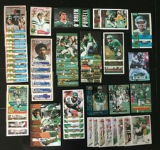 NEW YORK JETS 100 Card Set of 1980’s & 1990’s Stars and Commons Combine Ship