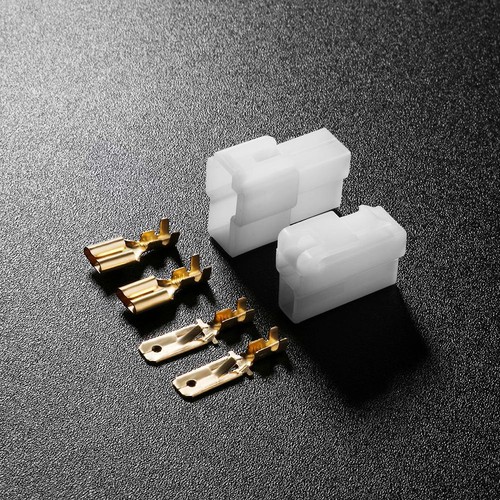 3Pc T-Type 2 Pin Radio DC Power Connector Plug for VHF/UHF for Kenwood Yaesu Ico - Zdjęcie 3 z 3