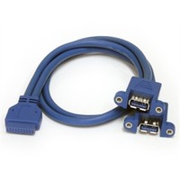 Startech Cable Usb3spnlafhd 2port Panel Mount Usb 3.0 Retail Startech Cable Usb3spnlafhd 2port Panel Mount Usb 3.0 Retail
