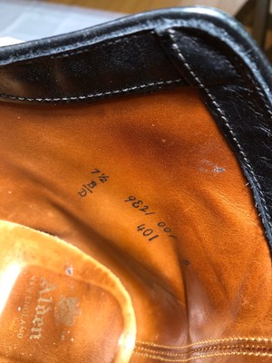 Alden 401 Black Workboot Calf Indy Boot