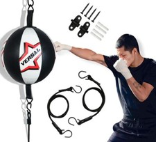 VERSAL Leather Double End Dodge Speed Ball MMA Boxing Floor to Ceiling Punch Bag