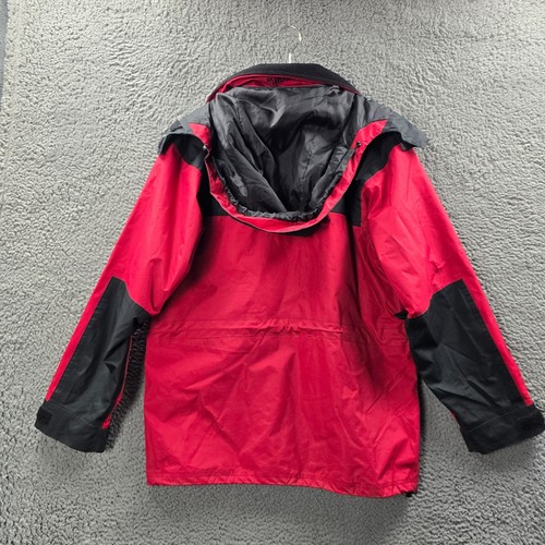 Huski Explorer Mens Waterproof Jacket Size S Red Black Hooded - Picture 8 of 14