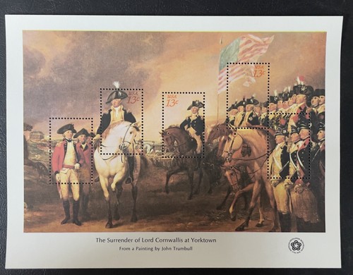 Scott #1686-89, Bicentennial Souvenir Sheet Set w/ Original Envelope, Mint NH - Picture 5 of 6