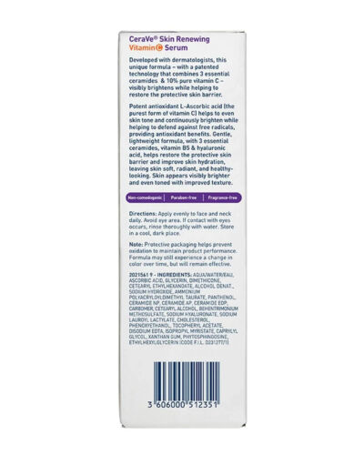 CeraVe Vitamin C Serum for Face with Hyaluronic Acid (Pack of 2) – Free Shipping - Picture 22 of 24