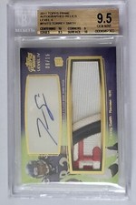 BGS 9.5 GEM 2011 Topps Prime LV 4 Torrey Smith RAVENS LOGO PATCH AUTO RC  9/15