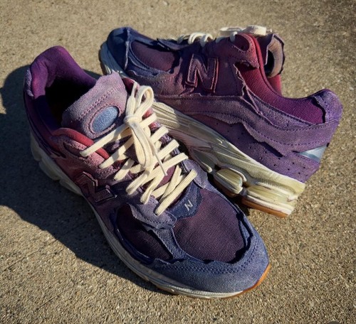 ✅ New Balance 2002R Protection Pack Distressed CUSTOM "Red Skies at Nite" 10.5 - Picture 6 of 9