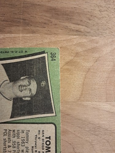 1971 Topps - #364 Tommy Dean - Bild 9 von 12