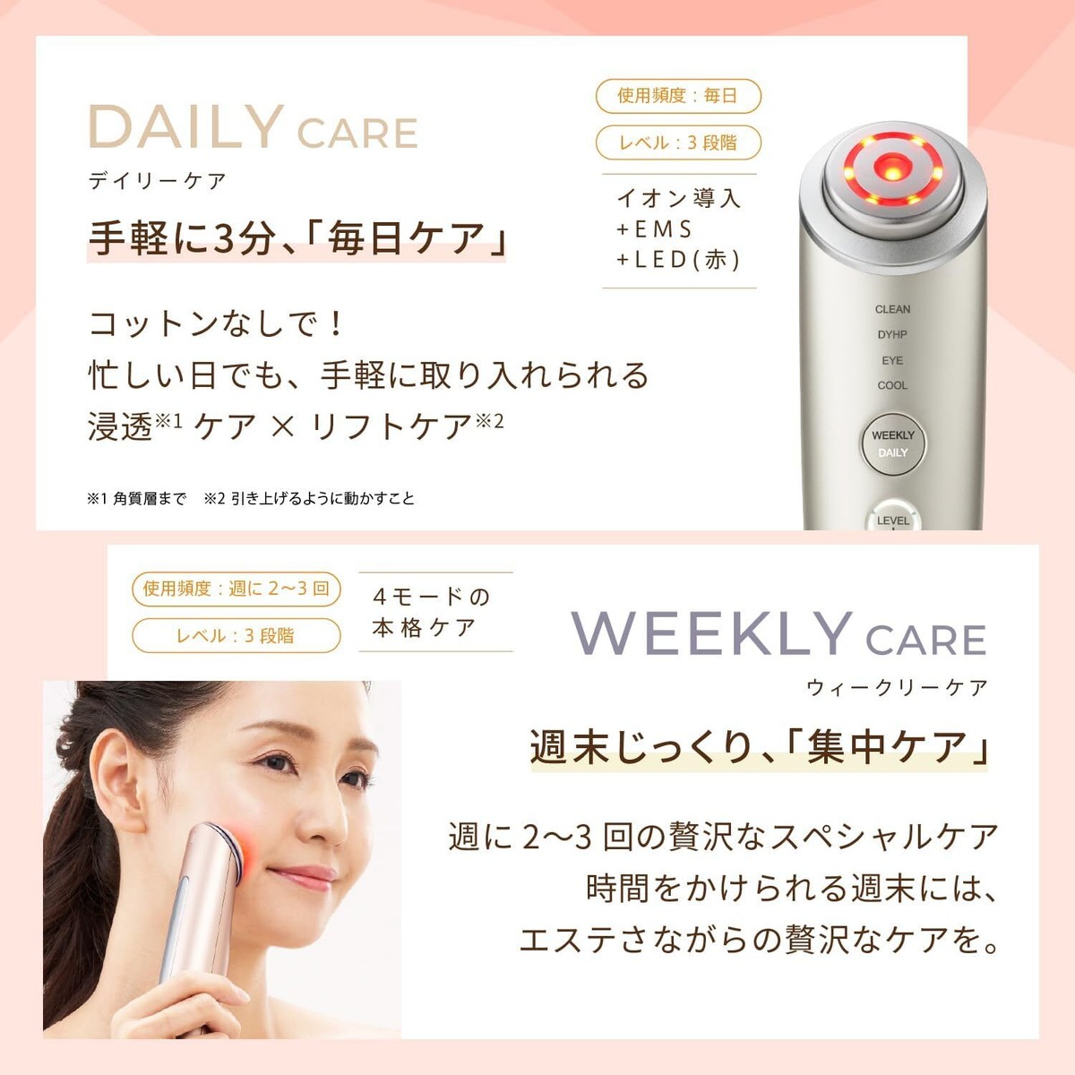YA-MAN RF Facial Beauty Device PhotoPlus Shiny Neo Gold