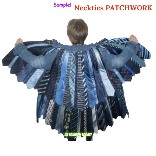 50X Herren Vintage Krawatten Set für Krawatte PATCHWORK Handwerk Quilt Designer Hobby - Bild 2 von 13