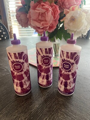 Tulip Tie Dye 16oz Easy Squeeze Bottle in PURPLE (3-16oz Bottles Included)