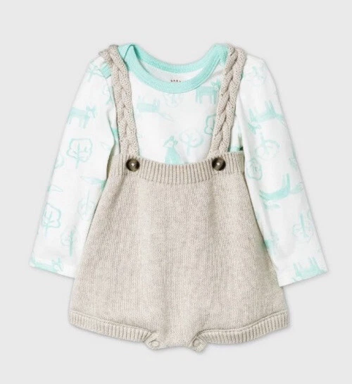 Cat and jack sweater romper cheap