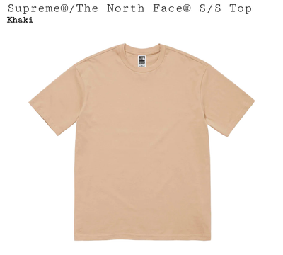 Supreme x The North Face S/S Top | eBay