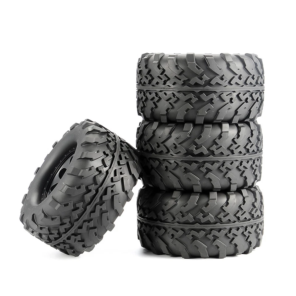 4Pcs 17mm Hex 1:8 Tire Wheel For Summit RC Car Monster Truck Traxxas - Image 2 of 4