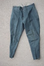 VTG Wool Military Pants button fly EX 72 Measure 30 Inch Waist 29 Inseam German 