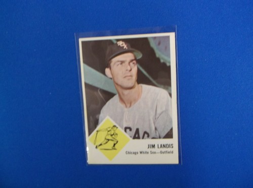 1963 Fleer Baseball # 10 Jim Landis fast neuwertig
