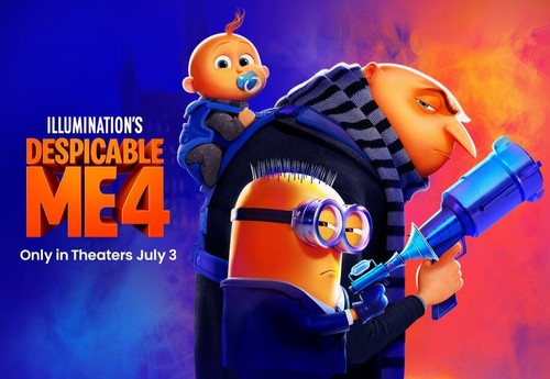 Despicable Me 4 (2024, Blu ray, RgA)Gru, See Description, Disc & Case, BRAND NEW - Picture 2 of 4