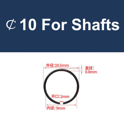 Retaining Rings Round Wire Circlip 4mm-150mm for Bores/Shafts Snap Ring DIN 7993 - Picture 3 of 14