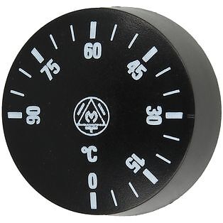 Drehknopf Ø 42 mm für regelbares Thermostat von 0-90°C Kapillarthermostat TR2