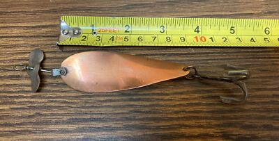 Vintage Early Antique Copper Spoon Fishing Lure | eBay Vintage Early Antique Copper Spoon Fishing Lure | eBay