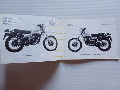 Cagiva Ala Blu 250 350 1983 manuale uso manutenzione libretto originale - Picture 2 of 11
