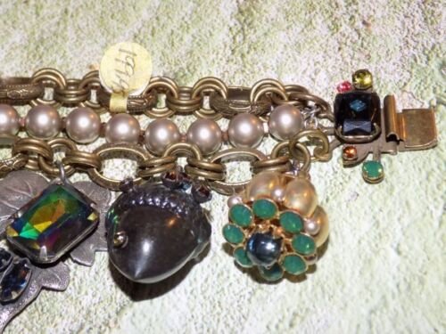 Miriam Haskell Woodland Charm Bracelet-$508 MSRP - Picture 3 of 4