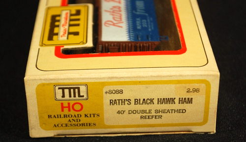 Nuevo en caja Tren Miniatura Rath's Black Hawk Ham 40' Frigorífico Coche #8088 HO Escala 1:87 Kit - Imagen 3 de 6