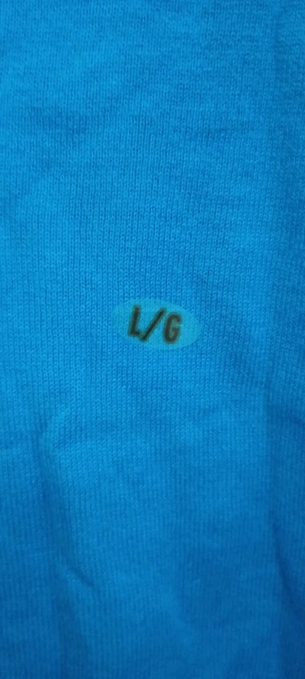 Nuevo con etiquetas Suéter Pullover Van Heusen Azul Preppy Old Money Para Mujer Talla Grande Cuello en V A3 Foto 3 de 4