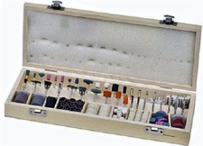 228 piece Rotary Tool Accessories Set with Wooden Storage Box